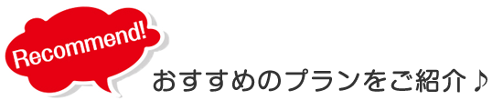 おすすめプラン