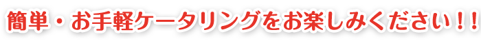 お楽しみください