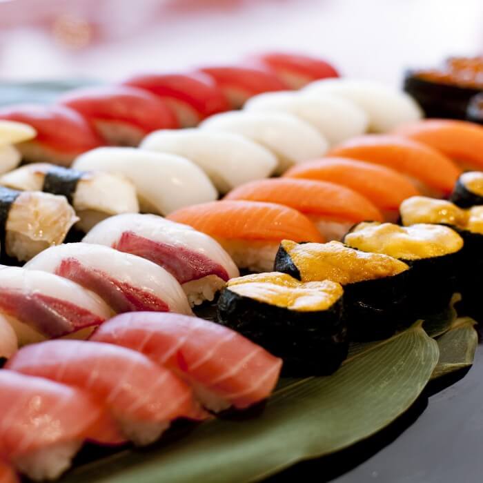 江戸前握り寿司盛り合わせ（特上） | ケータリング・オードブル宅配は東京のクイックデリスタイル